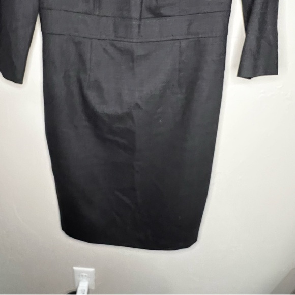 Boden Gray Heathered Wool Blend Sheath Dress - Picture 2 of 8